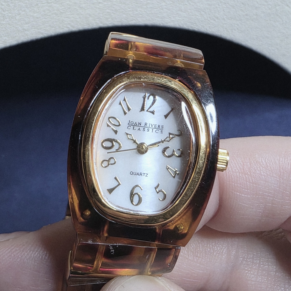 Joan Rivers Collection Tortoise Shell Watch - Picture 7 of 10